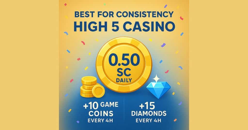 high 5 offers the best consistency daily login bonus